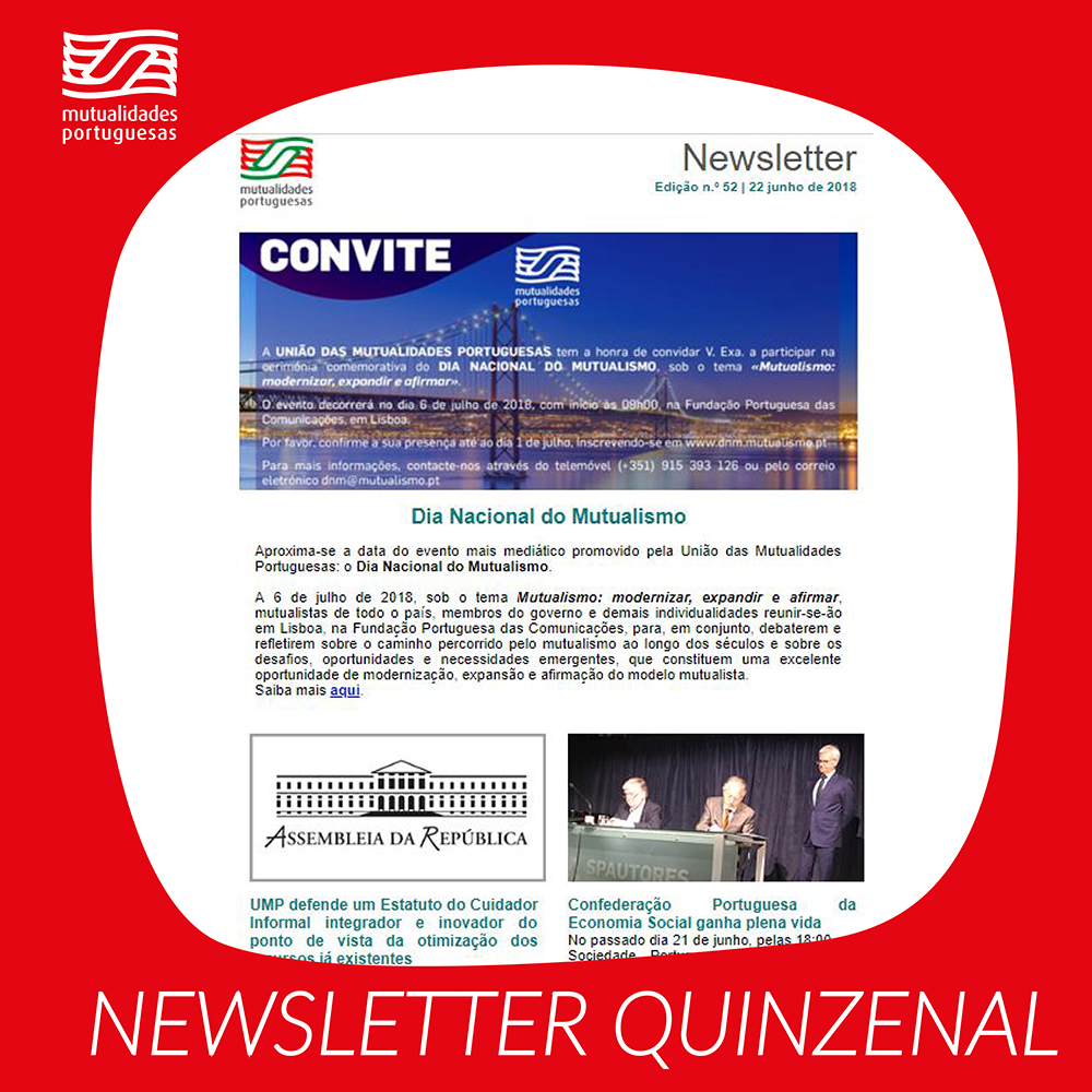 Newsletter n.º 52 | 22 de junho de 2018