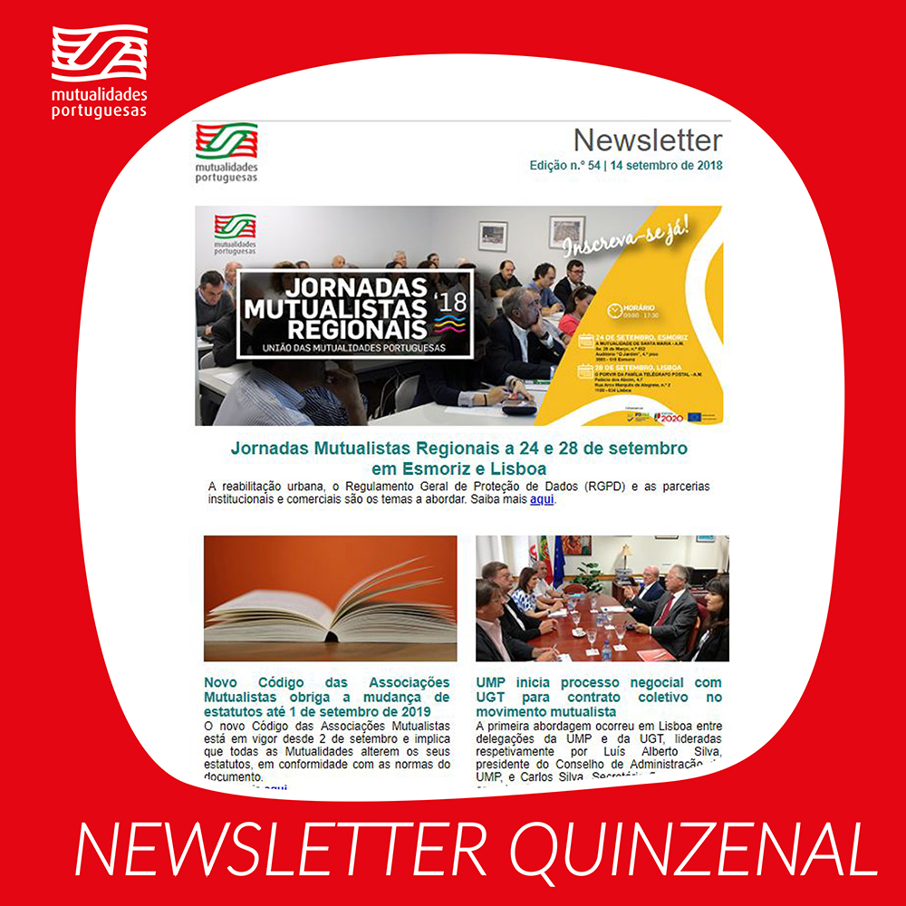 Newsletter n.º 54 | 14 de setembro de 2018