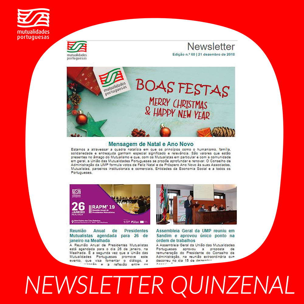 Newsletter n.º 60 | 21 de dezembro de 2018