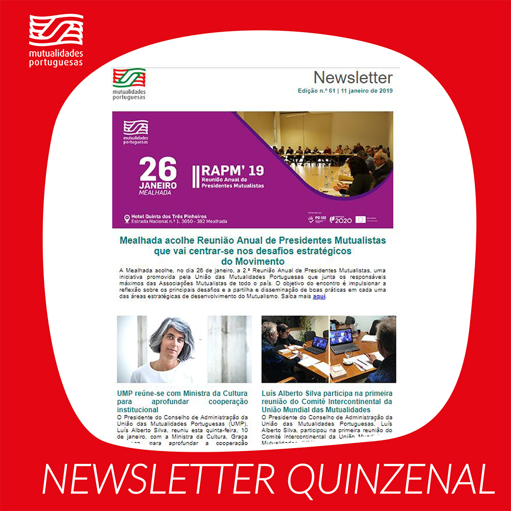 Newsletter n.º 61, de 11 de janeiro de 2019