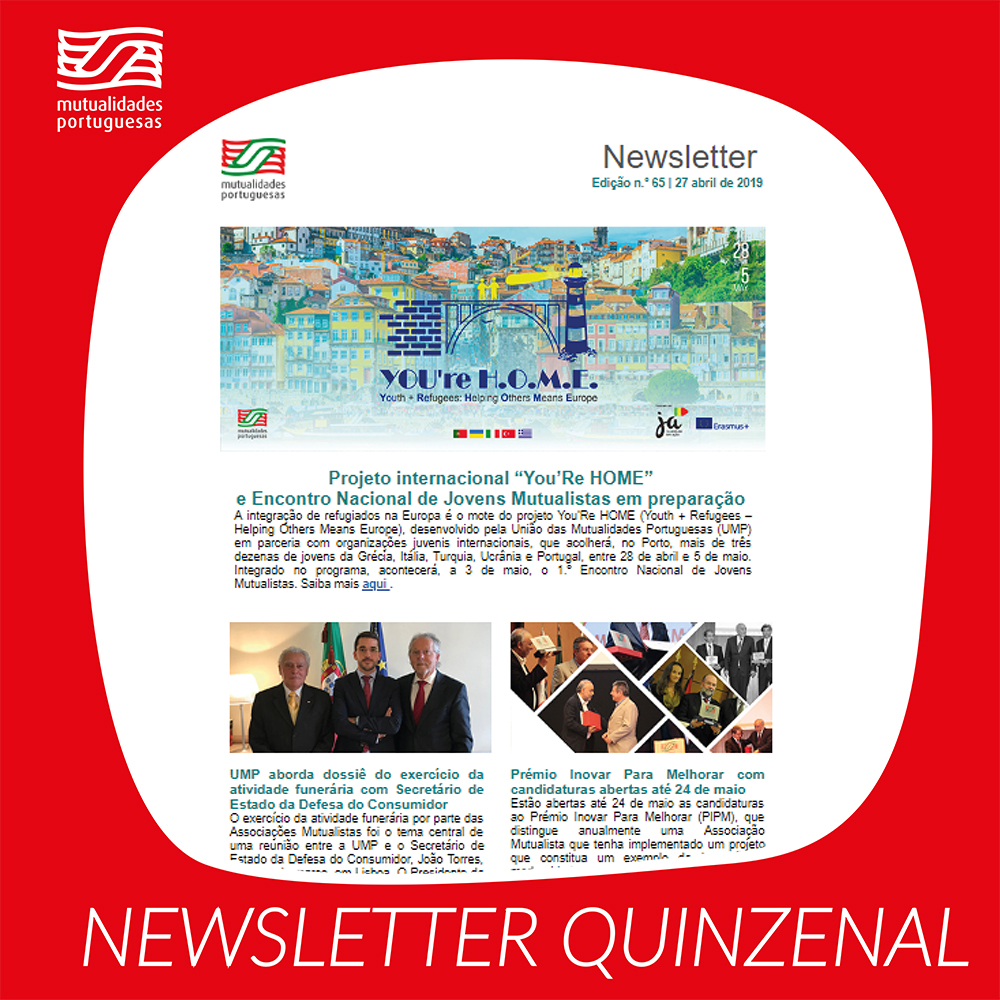Newsletter N.º 65, de 27 de abril de 2019