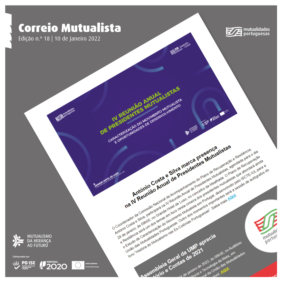 Correio Mutualista | Newsletter da UMP n.º 18, 2022