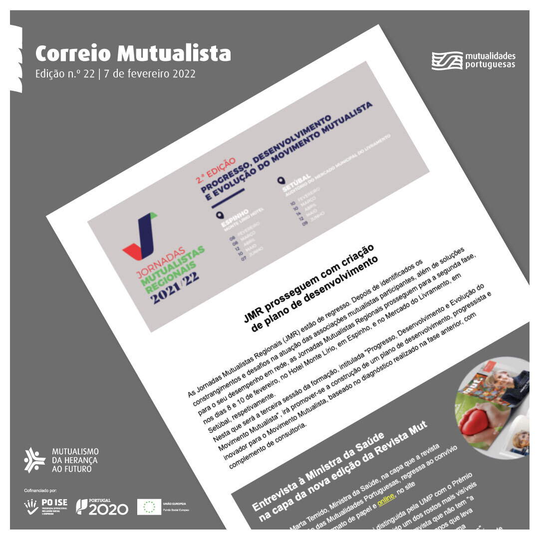 Correio Mutualista | Newsletter da UMP n.º 22, 2022