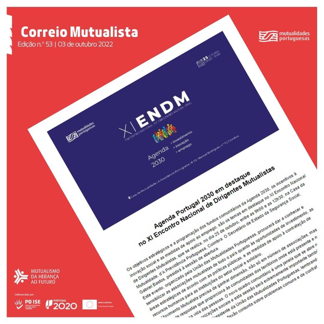 Correio Mutualista | Newsletter da UMP n.º 53, 2022