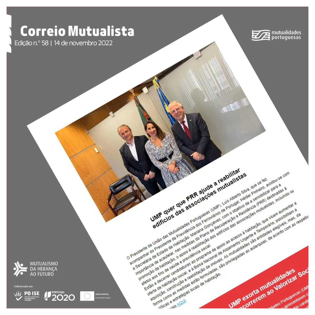 Correio Mutualista | Newsletter da UMP n.º 58, 2022