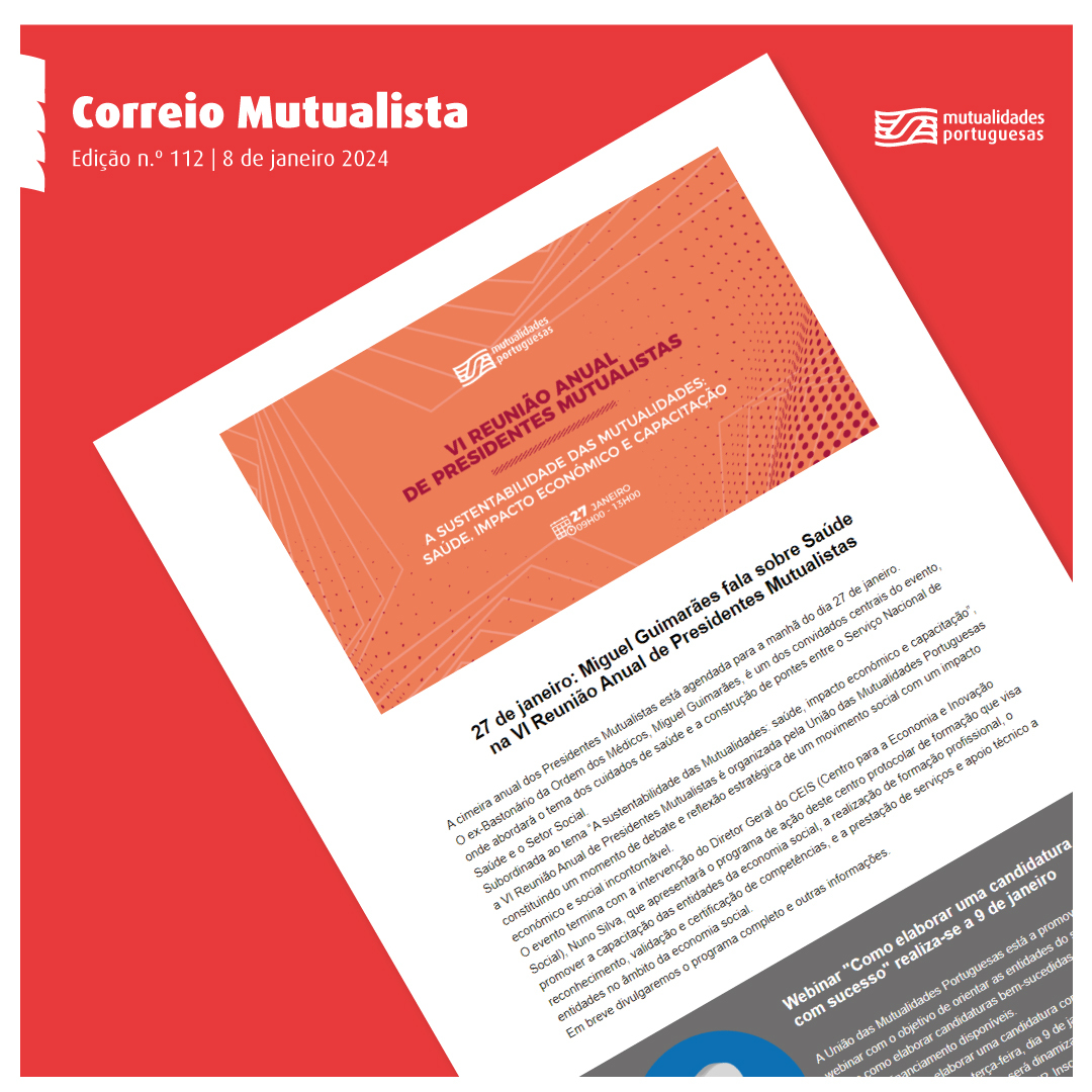 Correio Mutualista | Newsletter da UMP n.º 112, 2024