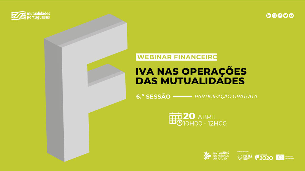Webinar Financeiro foca-se no IVA nas operações das mutualidades