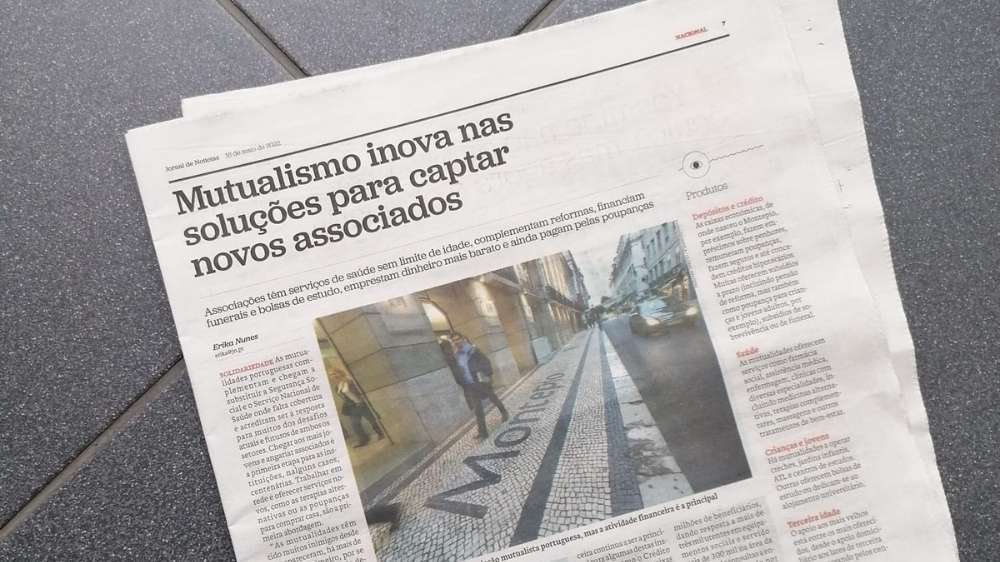 Movimento mutualista em destaque no Jornal de Notícias