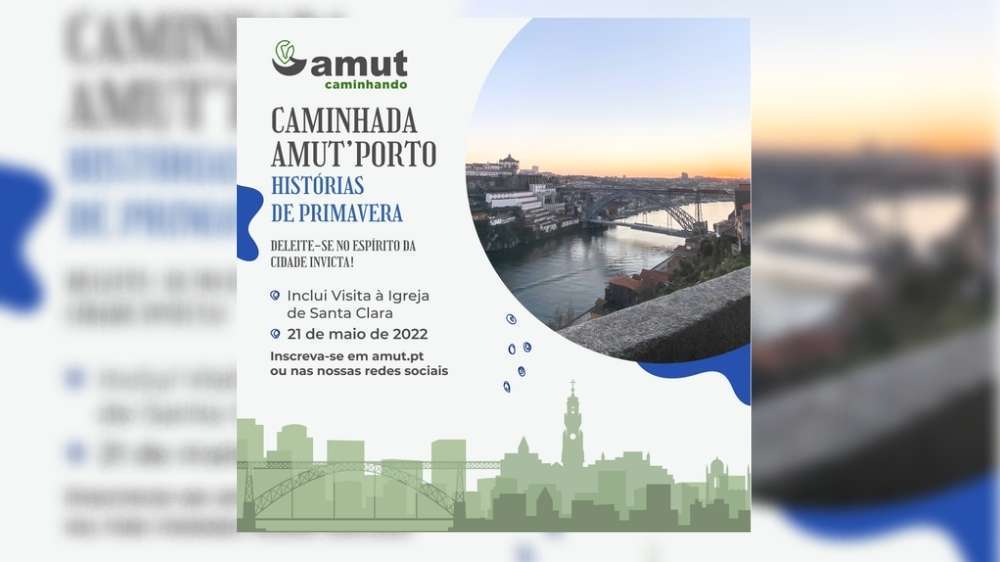 Porto é o próximo destino das caminhadas da AMUT