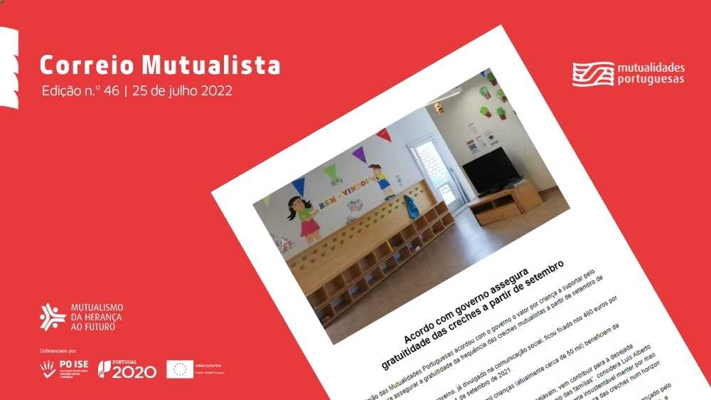 Acordo para as creches em destaque no Correio Mutualista
