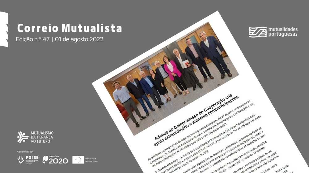 Primeiro Correio Mutualista de agosto já disponível