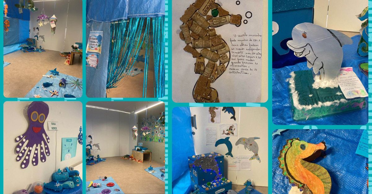 Exposição “À descoberta do Fundo do Mar” fortalece laços familiares e estimula criatividade