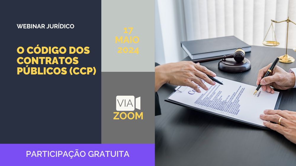 Webinar da UMP abordará “O Código dos Contratos Públicos (CCP)”