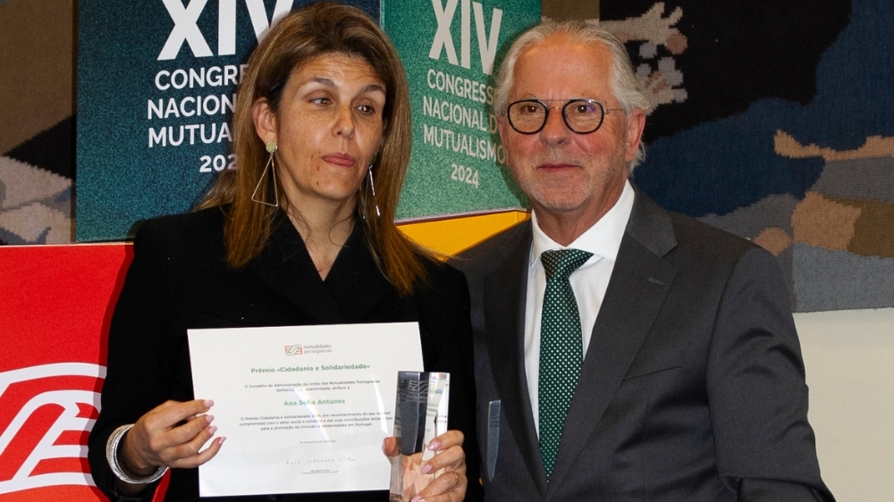 Prémio Cidadania e Solidariedade atribuído a Ana Sofia Antunes