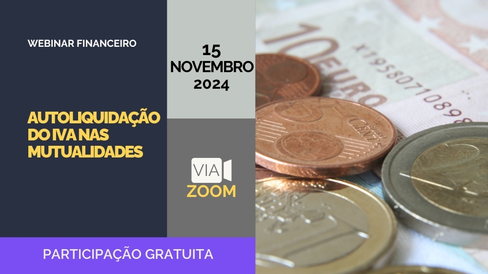 Webinar Financeiro realiza-se a 15 de novembro