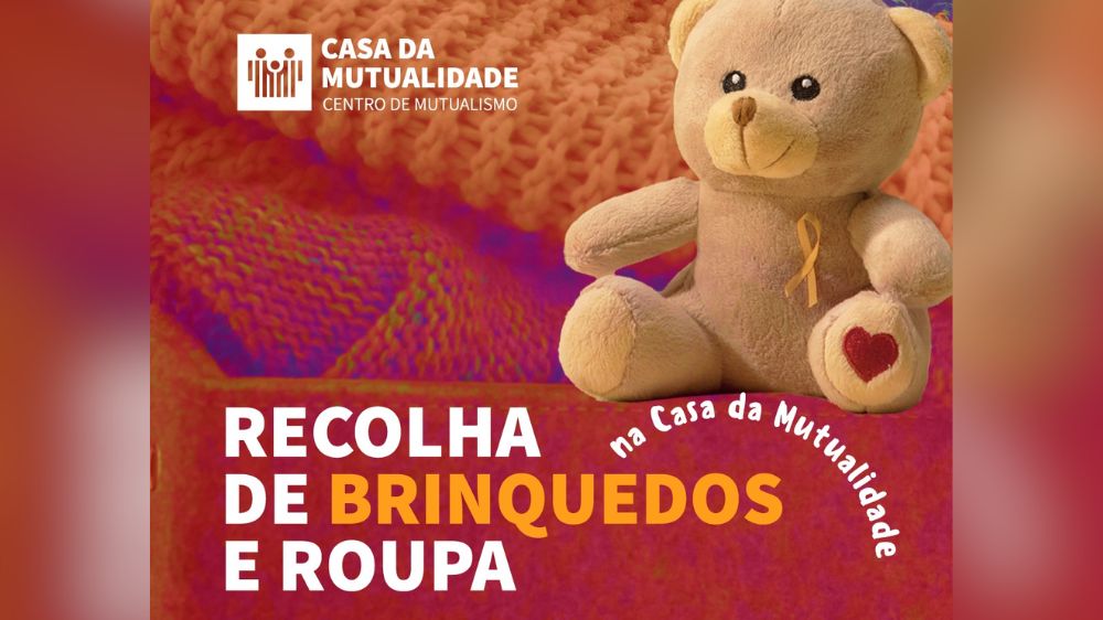 A Previdência Portuguesa promove recolha de brinquedos e roupa