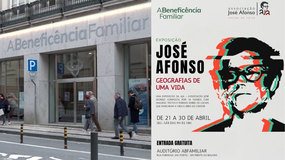 A Beneficência Familiar acolhe exposição sobre Zeca Afonso