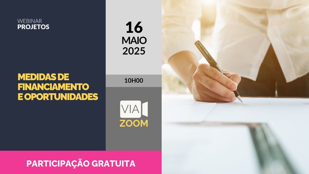 Medidas de Financiamento e Oportunidades no próximo Webinar UMP