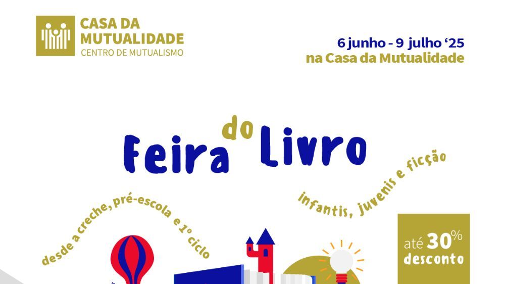 Feira do Livro regressa à Casa da Mutualidade em Coimbra