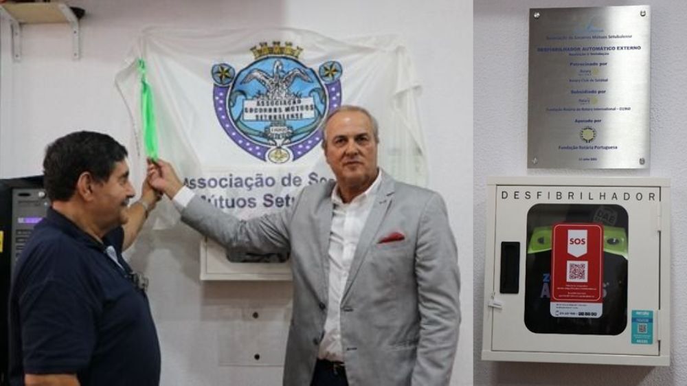 ASM Setubalense recebe desfibrilhador e forma trabalhadores